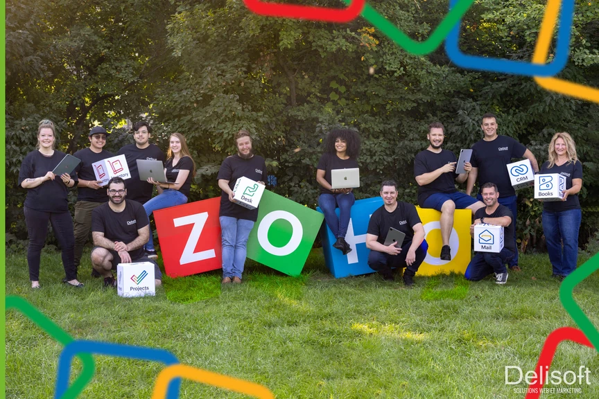 Solutions Zoho et équipe Delisoft
